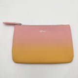 IPSY yellow ombre cosmetic bag