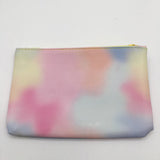 Silicone tie dye cosmetic bag