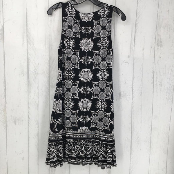 XS slvls printed beaded neck