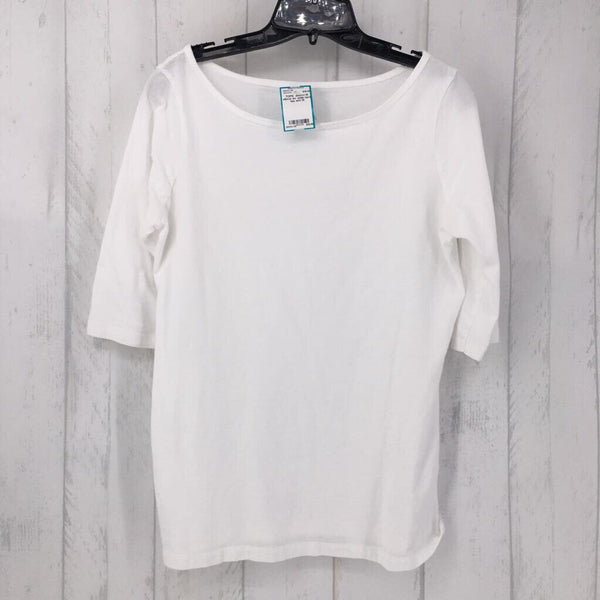 M elbow slv wide neck tee