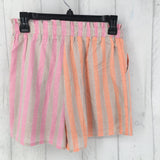 R38 S Striped tie waist short