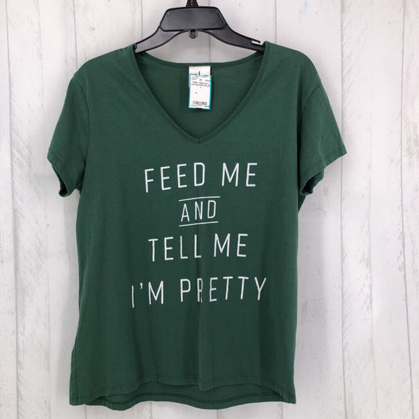 L s/s Feed Me tee