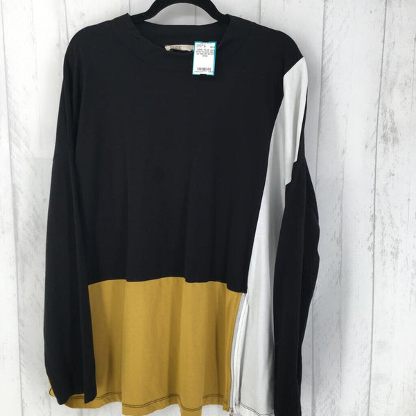 20/22 l/s Color block zip side