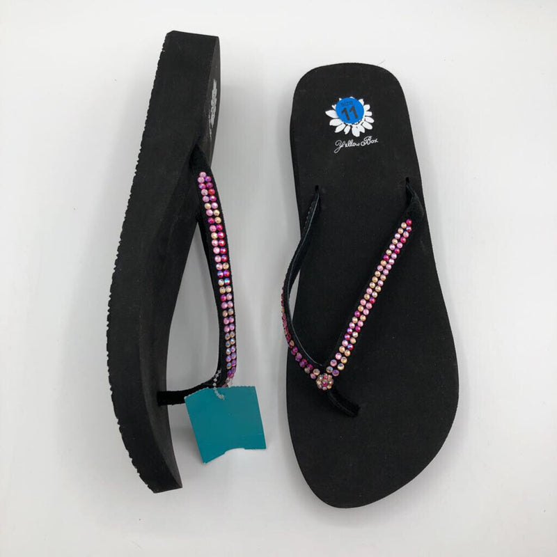 11M Rhinestone thong sandal