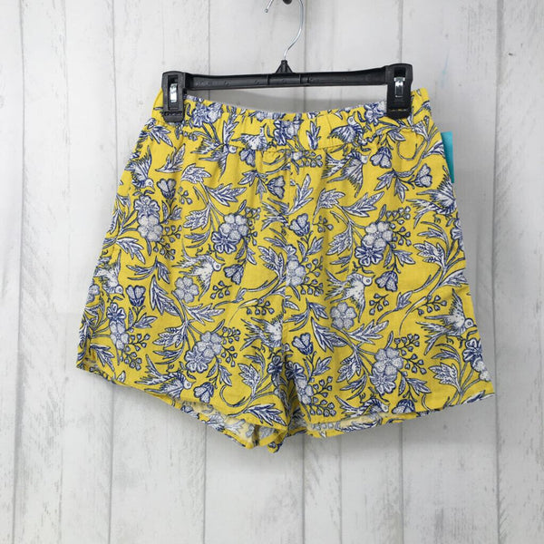 XS floral pull on short