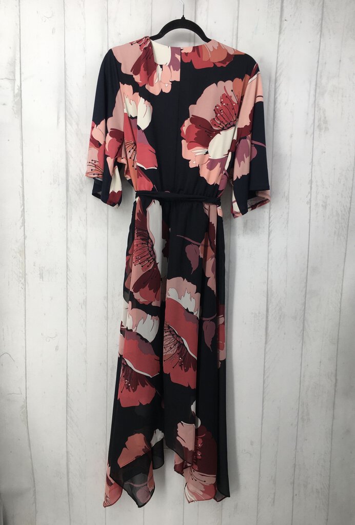 R90 20 flare s/s floral maxi