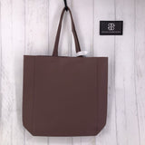 Soft Vegan Leather Tote w removable clutch