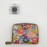 floral bi-fold/zip around wallet