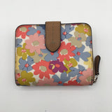 floral bi-fold/zip around wallet