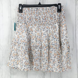 L 2 pc. floral crop halter & Skirt