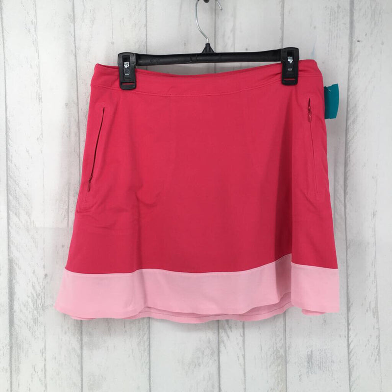 M zip pocket skort