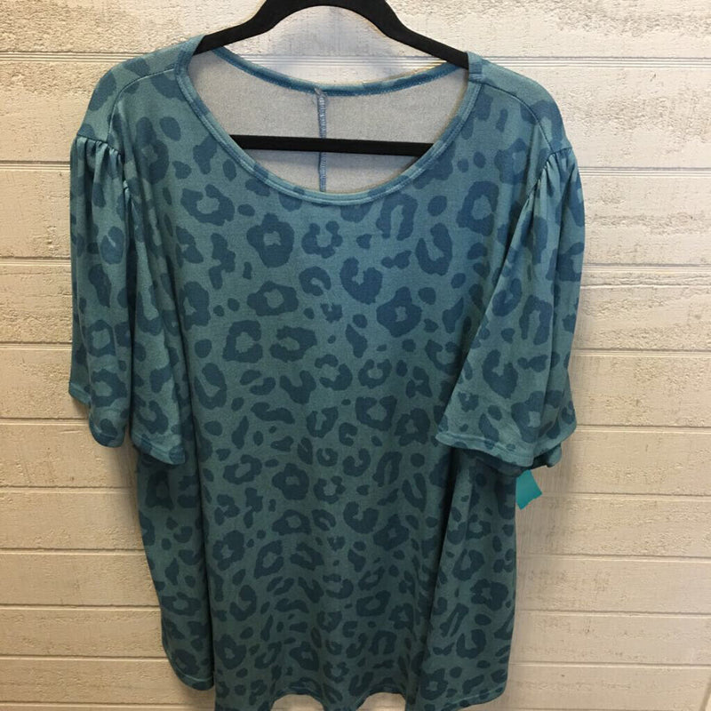 3XL elbow slv leopard