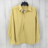 M l/s striped 1/2 button