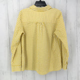 M l/s striped 1/2 button