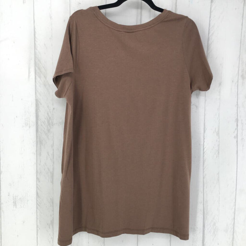 1X s/s V neck tee