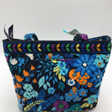 2 pc. Quilted floral shoulder bag & pouch