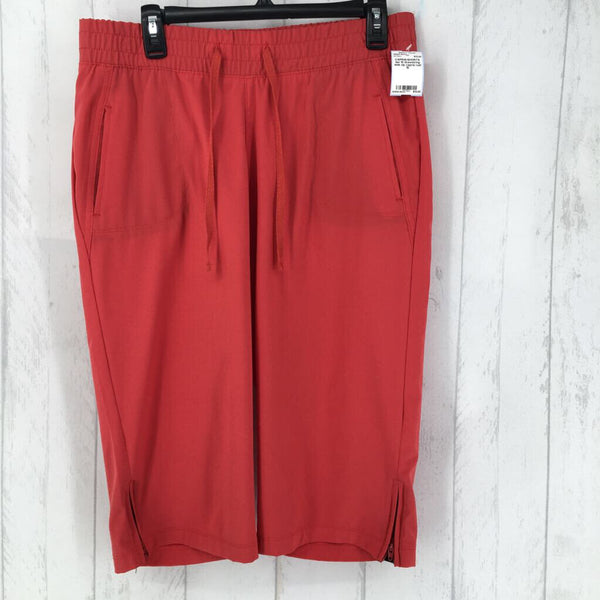 10 drawstring side zip capris