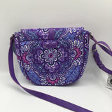 quilted buckle flap crossbody