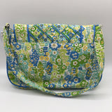 floral flap shoulder bag