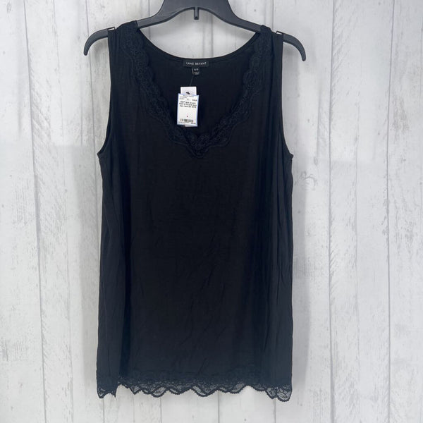 R35 14/16 slvls lace hem tank