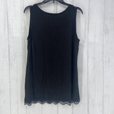 R35 14/16 slvls lace hem tank