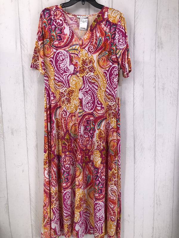 R42 L s/s printed maxi