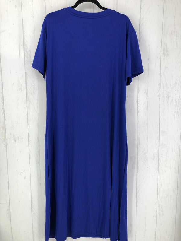 XL s/s v neck Maxi dress