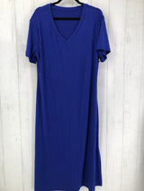 XL s/s v neck Maxi dress