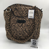 Quilted Zebra Print SHoulder