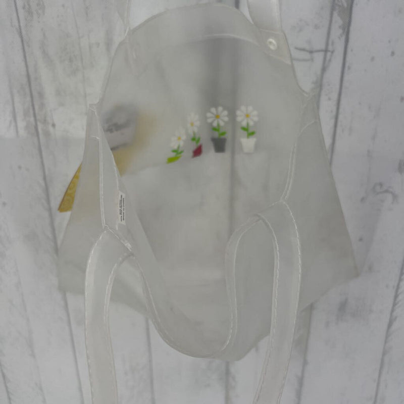 Nwt Clear Daisy tote