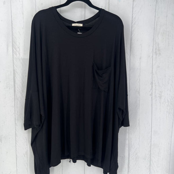 1X Dolman slv scoop