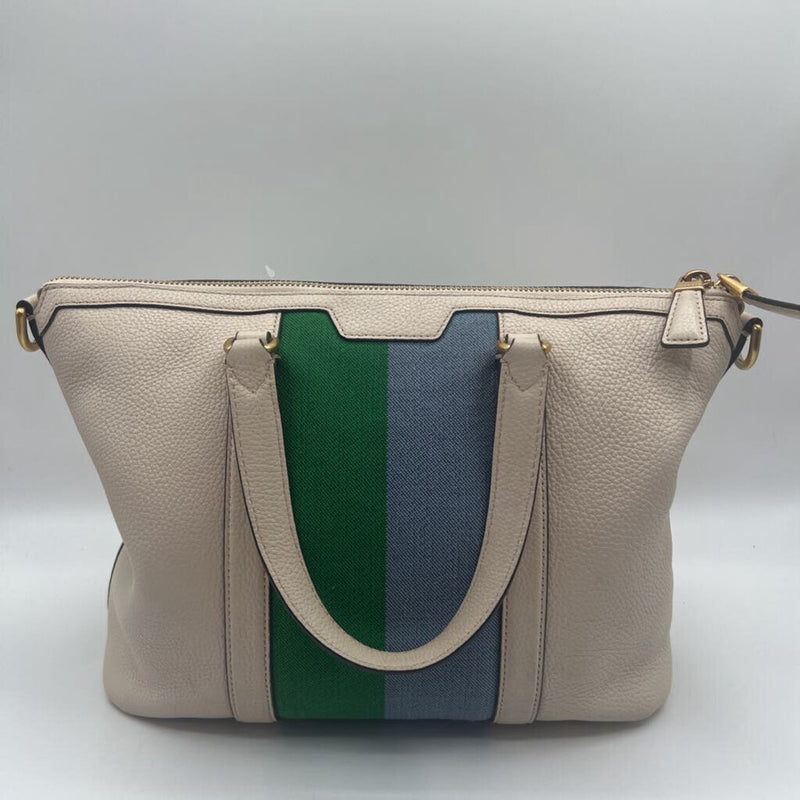 zip top racing stripe crossbody