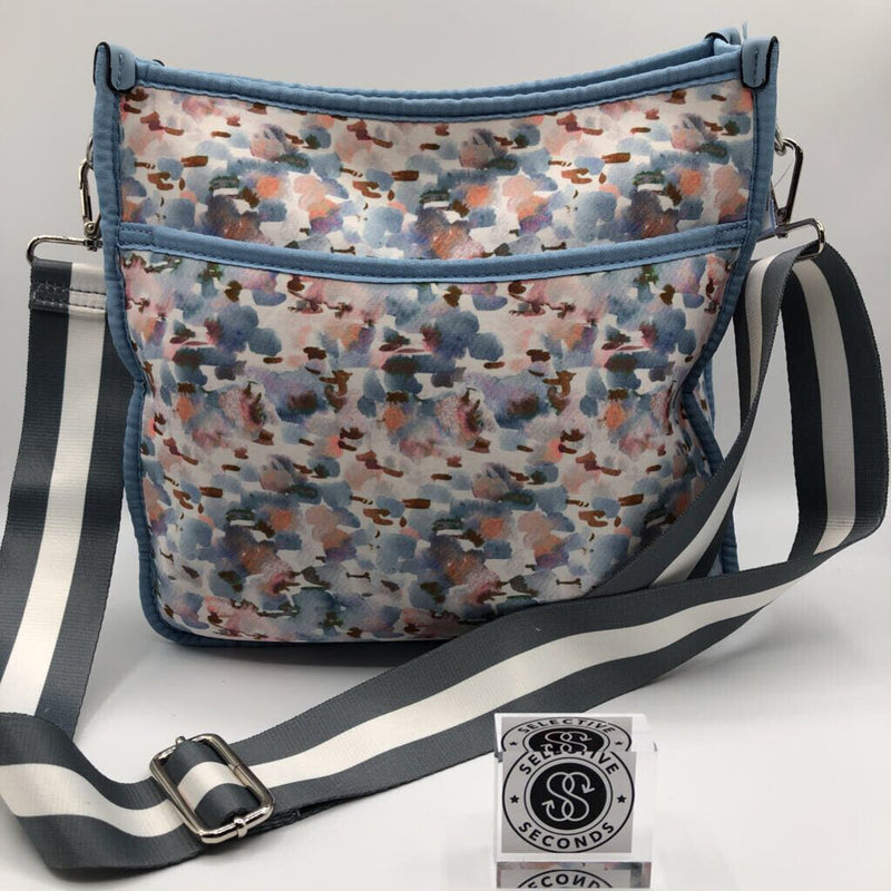 watercolor flower crossbody