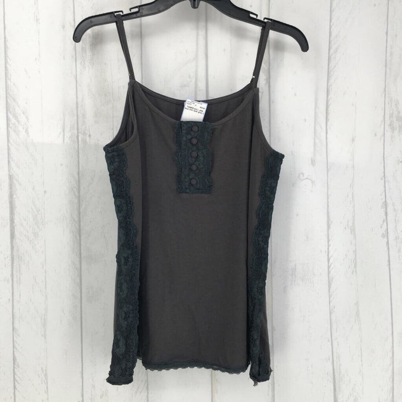 L side lace trim tank