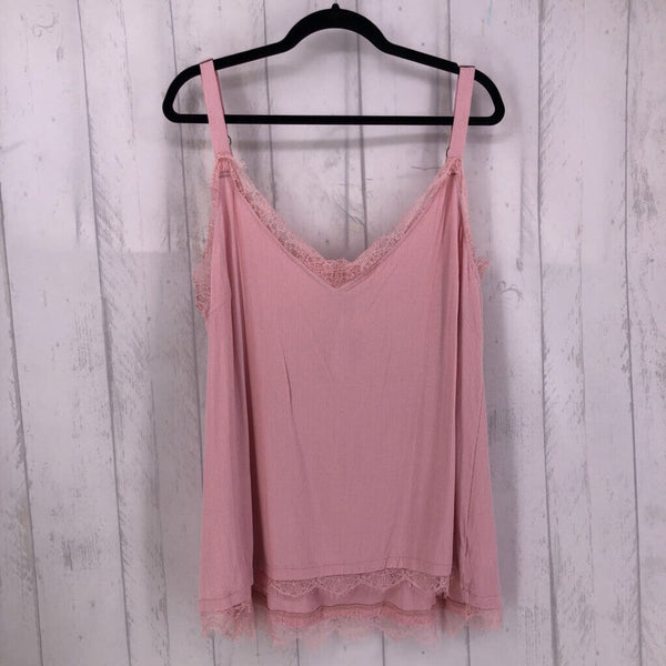 NWT 1x lace trim tank