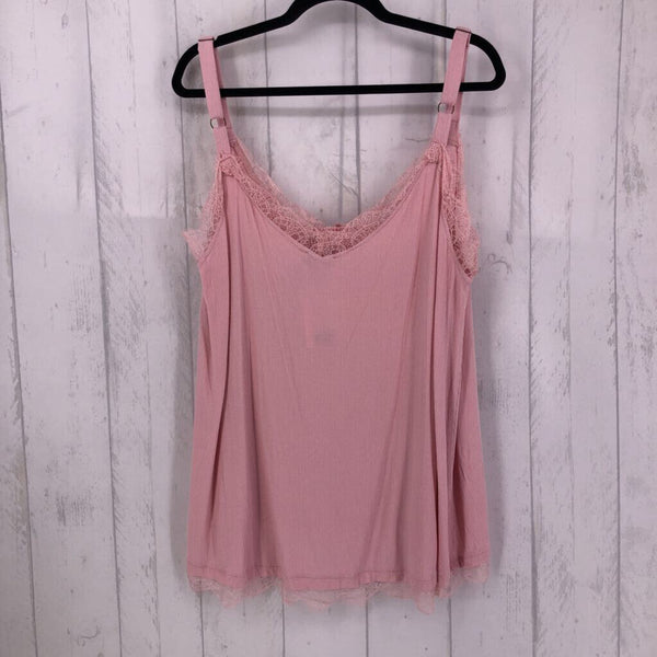 NWT 1x lace trim tank