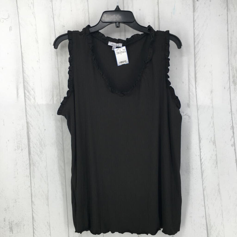 L ruffle trim tank