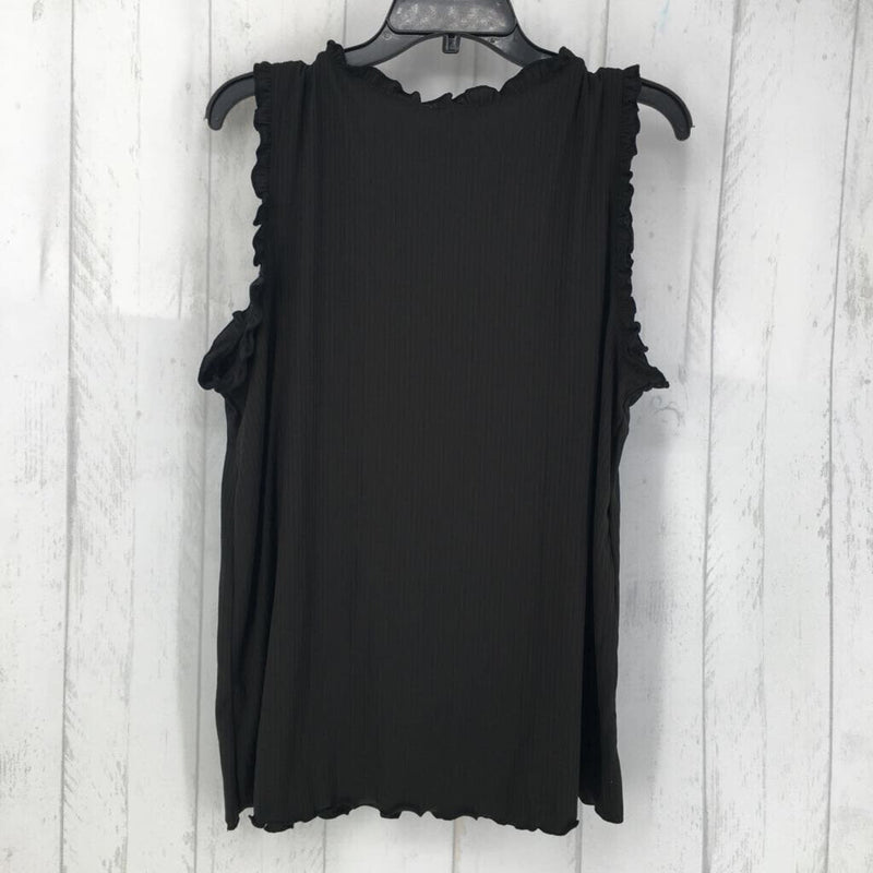 L ruffle trim tank