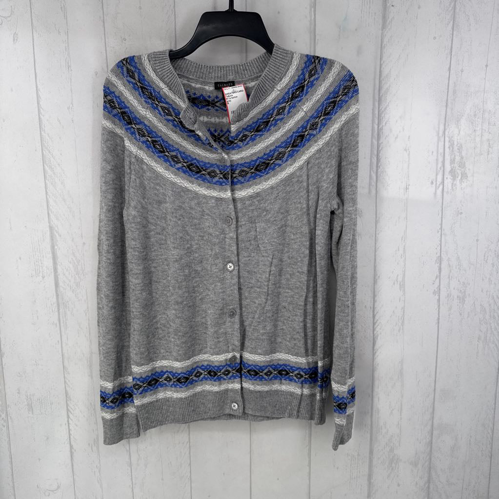 M l/s button cardigan