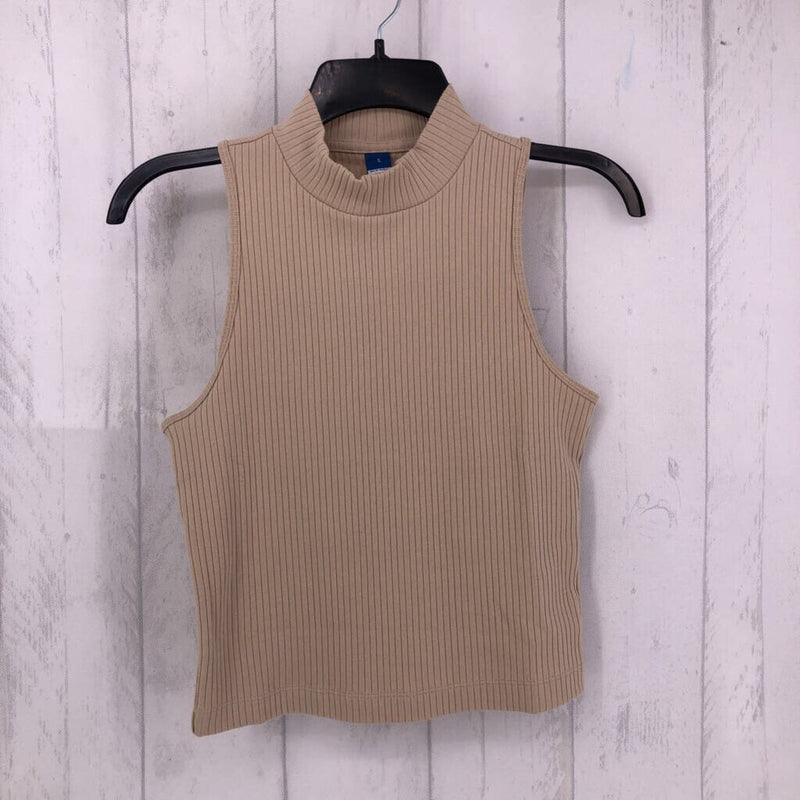 S slvls Ribbed mock t tank