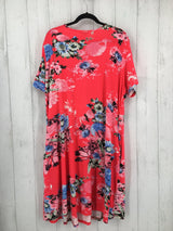 4x s/s floral dress