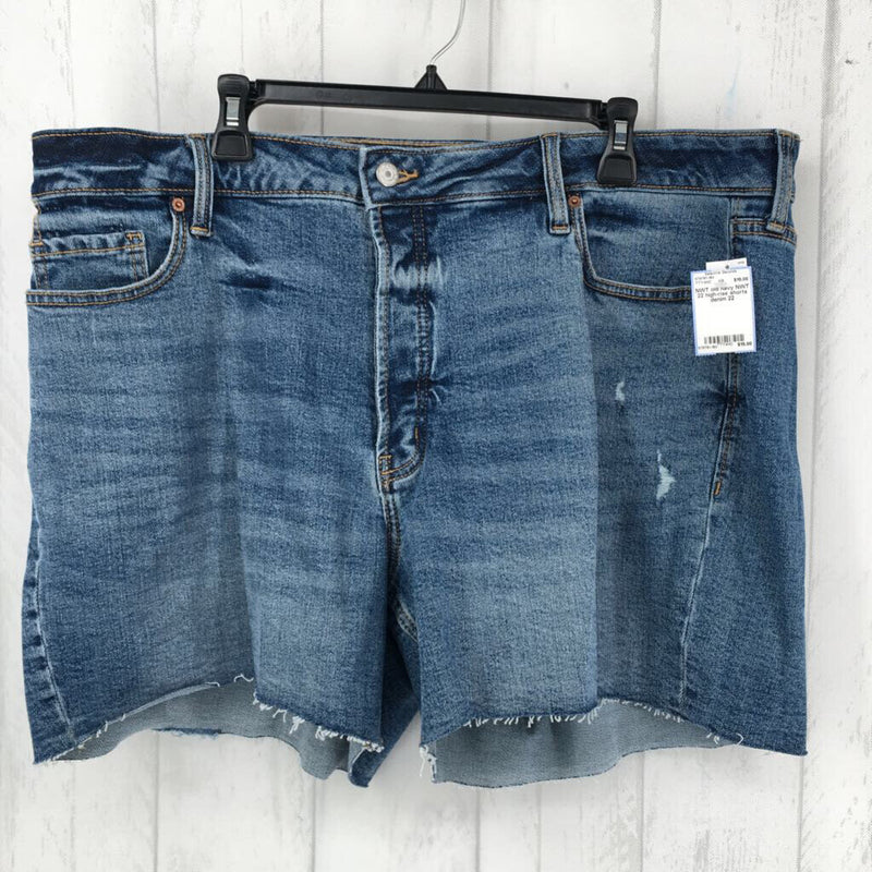 NWT 22 high-rise shorts