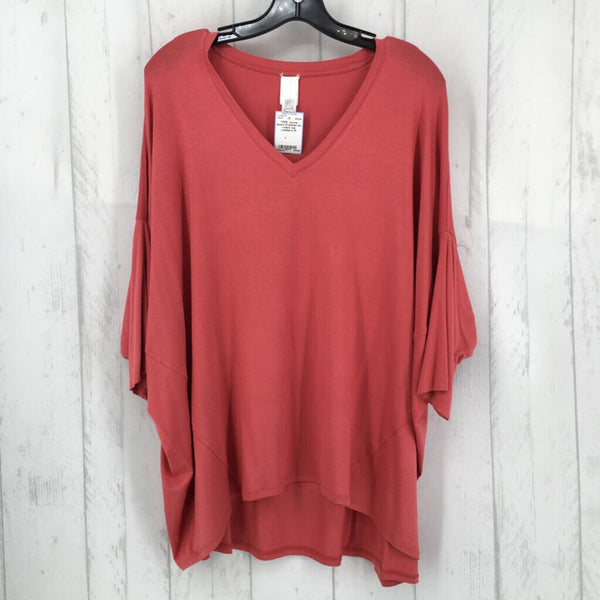 M dolman slv v-neck top