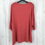 M dolman slv v-neck top