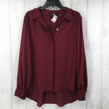 14 l/s hidden button down shirt