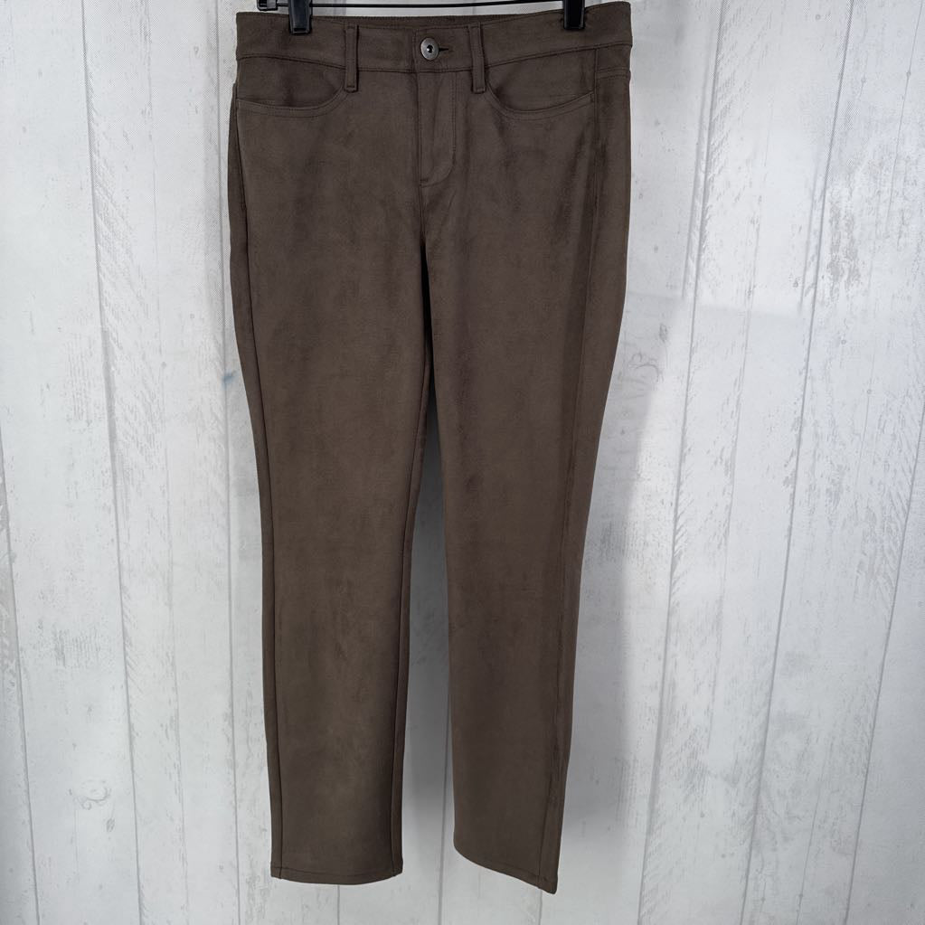 2 faux suede pants