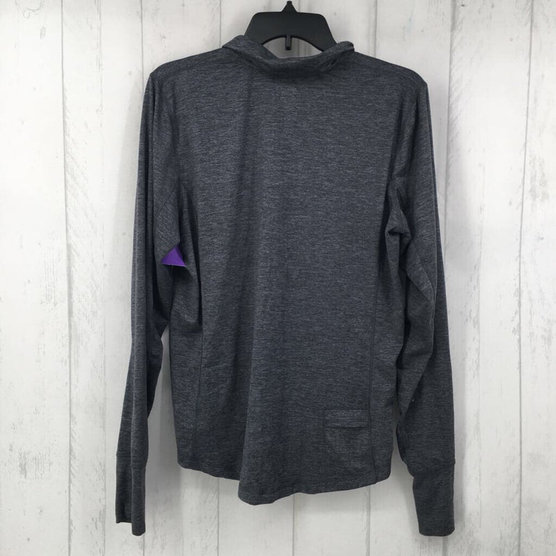 L l/s quarter zip top