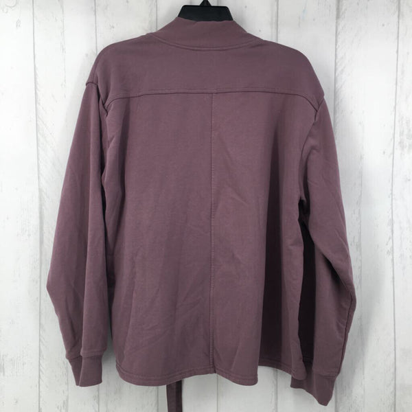 L l/s wrap sweatshirt