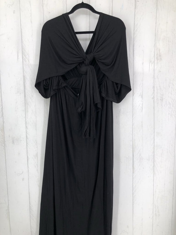 1x tie halter maxi dress