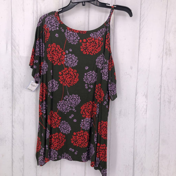 XL s/s cold shoulder top